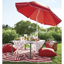 Table In A Bag In Picnic Beach Crate And Barrel Picnic Tablecloth Outdoor Patio Umbrellas Red Beach Umbrella