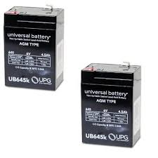 2pk 6v 4 5ah General 00648 Sealed Non Spillable Emergency Light Battery Wka6 5f Ebay