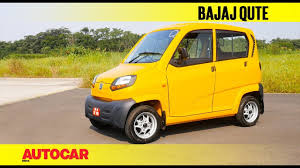 Bajaj bike price starts from rs. Bajaj Qute First Drive Review Autocar India Youtube