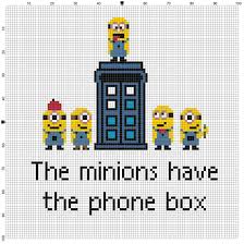 Pattern Free Dr Who Minions Mashup Pattern Made By Me
