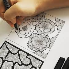 Weitere ideen zu kunstunterricht, kunst, kunstideen. Zentangle Muster Blumen Zentangle Muster Mandala Kunstunterricht Zentangle Kunst