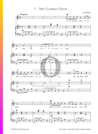 Download and print free pdf sheet music for all instruments, composers, periods and forms from the largest source of public domain sheet music browse sheet music by composer, instrument, form, or time period. The Cuckoo Clock Sheet Music Piano Voice Pdf Download Streaming Oktav