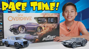 Overdrive is the operation of an automobile cruising at sustained speed with reduced engine revolutions per minute (rpm), leading to better fuel consumption, lower noise, and lower wear. Anki Overdrive Fast Furious Edition Family Race Time Youtube
