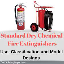 Standard Bc Dry Chemical Fire Extinguishers Use Classification And Model Designs Industrial And Personal Safety Products From Onlinesafetydepot Com