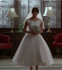 I Love Glee I Love Rachel S Dress I Want One Wedding Dresses Tea Length Wedding Dress Flower Girl Dresses