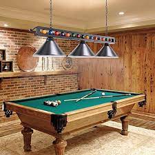 Pool Table Light Wellmet 59 Inch Billiard Lights With Billiards Ball 3 Light Diy Pool Table Lighting For 7ft 8 Diy Pool Table Pool Table Lighting Pool Table