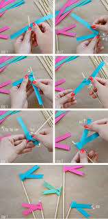 Paper Flag Tutorial In Crafts For Babies Kids And Adults Parties Flag Diy Mini Flags Baby Crafts