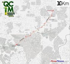 This year i ran 10km everyday. Qcim2 10km Map Pinoy Fitness