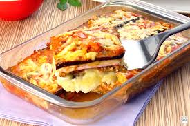 Se você for fazer em casa, compartilhe sua opinião através dos comentários, espero que gostem. Lasanha De Berinjela Com Presunto E Queijo Guia Da Cozinha