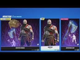 Each day gets us a batch of new cosmetics to purchase, however, they aren't always things we haven't seen before. Kratos In Fortnite Item Shop Youtube