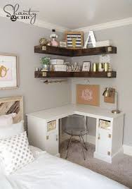 Check out these space saving ideas for bedroom and let us know your favourite. The Emily Meritt Personalized Light Box Floating Corner Shelves Bedroom Diy Small Room Bedroom