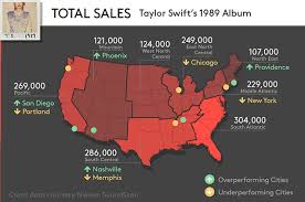 Taylor Swifts America See 1989 Album Sales By Region
