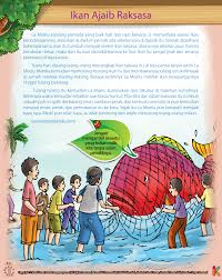 Akhirnya, tanpa sengaja ia membuka mulutnya untuk menguap dan si burung tidak sengaja tertelan. Ikan Raksasa Ajaib La Moelu Ebook Anak