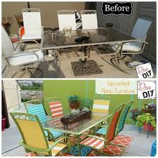 Our original makeover on this table i spray painted the table with black spray paint. 12 Inspiring Diy Patio Furniture Ideas To Save For Next Spring Hometalk