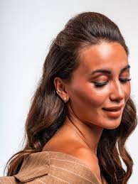 Helena Joy Iris Hope Pear Earrings Doré jaune Earrings (BOIRJPSDT25)