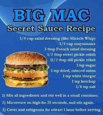 And Surprisingly They Re Willing To Cook For Themselves Secret Sauce Recipe Mac Sauce Recipe Sauce Recipes