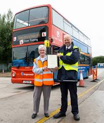 In Pictures: Grandmother Celebrates 80th Birthday By Driving a Bus