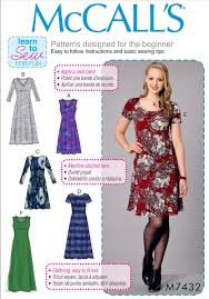 Sewing Pattern Women S Dress Pattern Learn To Sew Dress Pattern Stretch Knit Pullover Dre Knit Dress Pattern Dress Sewing Patterns Sewing Pattern Women Dress