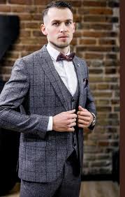 Traditionell trägt der bräutigam zur hochzeit einen weißen oder schwarzen anzug. Tweed Anzug Massgeschneiderte Tweed Anzuge Online Kaufen