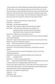 Check spelling or type a new query. Full Dialog Naskah Drama Sangkuriang Bahasa Jawa 5 Orang Joderditi S Ownd