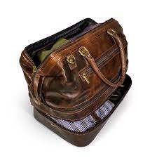 Leather Duffle Adventure Bag Weekender Travel Luggage With Shoe Compartment Read More At The Image Link Adventure Bags Leather Duffel Bag Mens Travel Bag