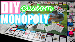 Easily add text to images or memes. Diy Custom Monopoly How To Make Your Own Personalized Board Game Diy Lovopoly Valentines Day Gift Youtube
