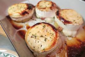 Ziegenkase Gebacken Ananas Speck Bine Kocht Gebackene Ananas Ziegenkase Ziegenkase Uberbacken