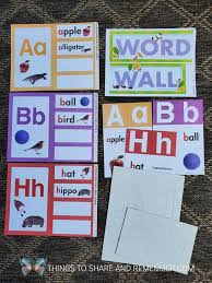 A word wall is used as a tool to support emergent literacy instruction. Word Wall To Binder Share Remember Celebrating Child Home