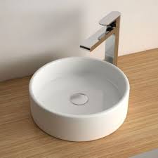 Vasque à poser en résine, solid surface. Vasque A Poser Ronde 35 Cm Ceramique Pure Vasque Vasque A Poser Vasque Design