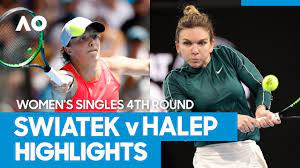 When halep tried drop shot om 5th game. Iga Swiatek Vs Simona Halep Match Highlights 4r Australian Open 2021 Youtube