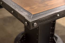 Small I Beam Conference Table With Walnut Top Model Ib27 Vintage Industrial Furniture Conference Table Vintage Industrial