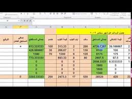 كيفيه تصميم جدول رواتب الموظفين على الاكسل Excel Youtube
