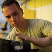 Senior Master Sgt. Marcus A. Carter (left), 2nd Operations