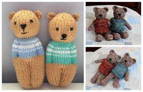 Watch your knitting video now! Knit Little Toy Teddy Bear Free Knitting Patterns Knitting Pattern