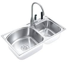 It has a rating of 5.0 with 11 reviews. Functional Durable Stainless Steel Double Bowl Kitchen Sink With Drain Board With Drain Pipe Buy Stainless Steel Kitchen Sink With Drain Board Double Sink Double Bowl Kitchen Sink Product On Alibaba Com