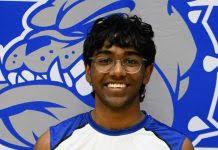 High school scoreboard