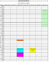 Free Printable Appointment Book Calendar Template Book Template Appointment Book