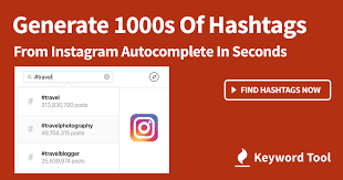 Best 1 Free Instagram Hashtag Keyword Tool Generates Popular Tags Using Instagram Search Get 1 0 Instagram Hashtags Instagram Marketing Tips Instagram Ads