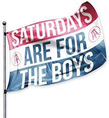 Saturdays are for the boys flag. Amazon Com Barstool Sports Saturdays Are For The Boys Official Flag 3x5 Foot Durable Fade Resistant Perfect For Tailgates Dorms College Football Fraternities Parties Clothing