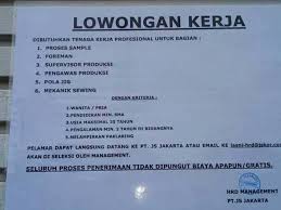 47, nanggewer mekar cibinong, bogor 16912 indonesia *) 2 hours from jakarta international airport . Pt Js Jakarta Alamat Jl Raya Info Lowongan Kerja Facebook