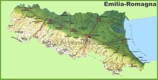 Nel territorio di ceglie risultano essere censite 53 tra cavità, grotte e fratture verticali chiamate dai contadini capivienti o vole.elenco delle grotte di ceglie messapica: Emilia Romagna Mappa Fisica