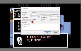The classic undertale logo font now containing cyrillic words, replaced from heart symbols. Undertale Text Fonts Determination Better Undertale Font On Inspirationde An Accurate Yet Highly Customizable Undertale Text Box Generator