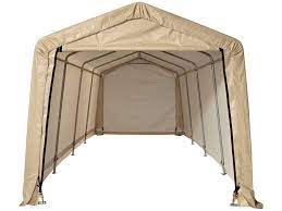 Shelterlogic 62680 Instant Garage Autoshelter 10 X 20 Feet Sandstone Instant Garage Storage Shed Car Canopy