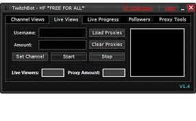 Start using our services as others have done before you. Twitch View Bot Tool