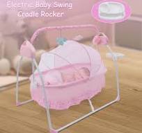 Baby Swing Electric Crib Auto Cradle Infant Rocker Bed Baby Cradle+Mat/Net/Music