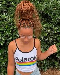 They can be worn loose, braid in braids and braid in braids, create elaborate hairstyles or gather in the pony tail of course, celebrities and now you will be able to see a selection of the most successful styling options of hair color and long hairstyles for black women. Pinterest Iccyyyyprincess Hair Styles Braided Hairstyles African Braids Hairstyles