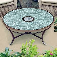 Shop our wide selection of outdoor mosaic tables today. Jade Glass Mosaic Coffee Table Knf Designs Iron Accents