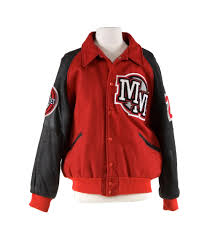 Bonhams : A Michael Jackson letterman's style 'Mickey Mouse' jacket, early  1990s
