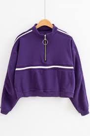 Cropped Purple Hoodie Debisschop Be