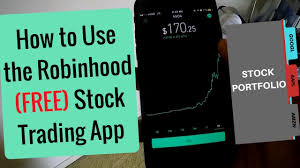Robinhood is democratizing finance for all. How To Use The Robinhood App Free Stock Trading Youtube